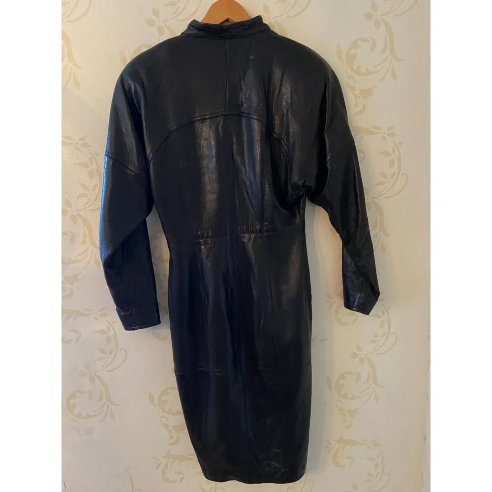 Black Leather Dress - Picture 4 of 4